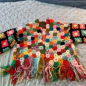 Amazing Upcycled crochet jacket from the Honeybea!